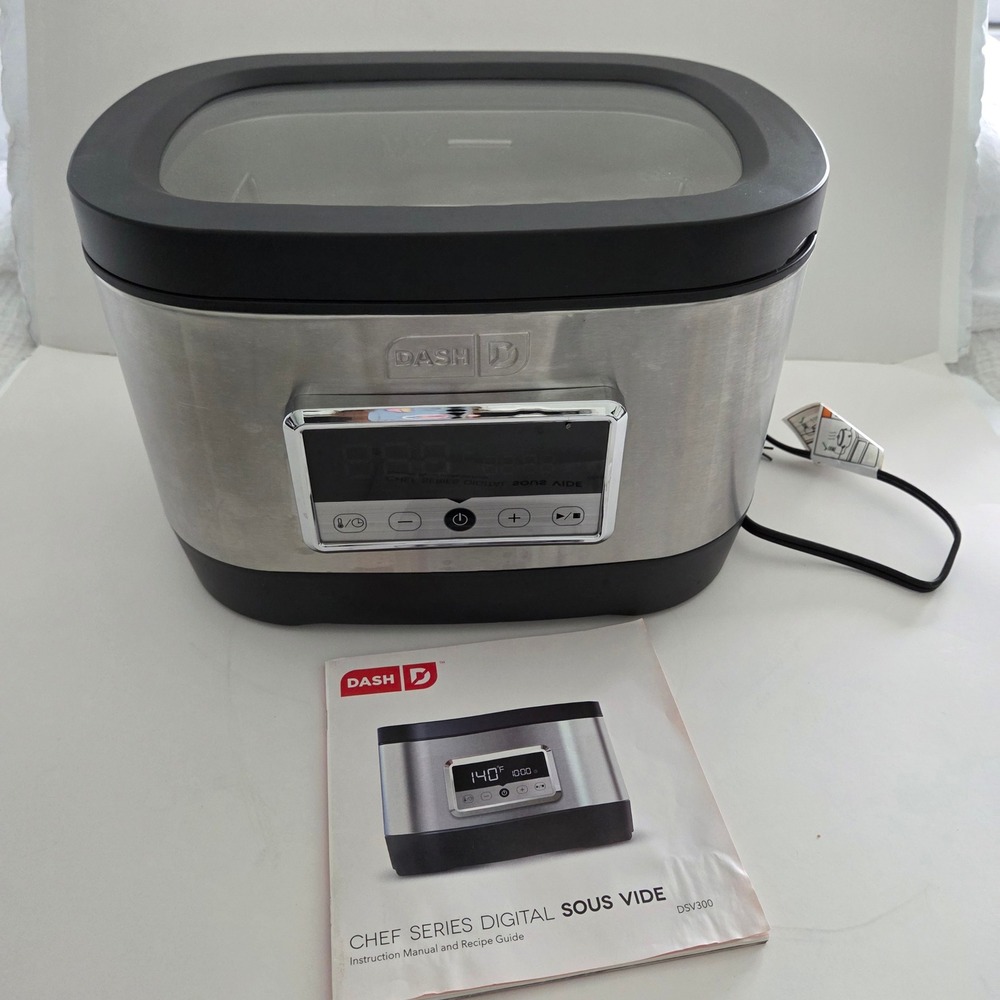 Dash Chef Series Digital Sous Vide Water Oven Silver DSV300XXSS01 8.5L